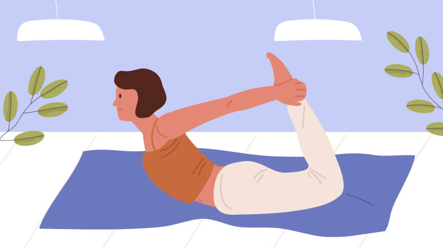 Try these easy-to-do Yoga poses for helping relieve period pain when  working from office